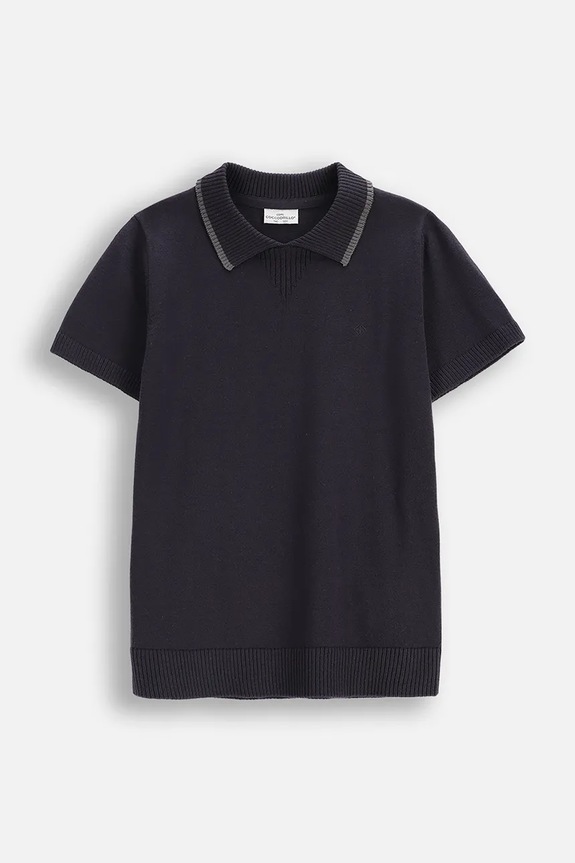 Coccodrillo t-shirt z bawełną dziecięcy ZC5172101EJB granatowy AW25