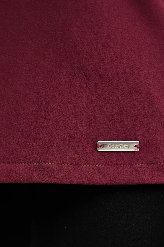 Polo majica Calvin Klein LV044C221G bordo