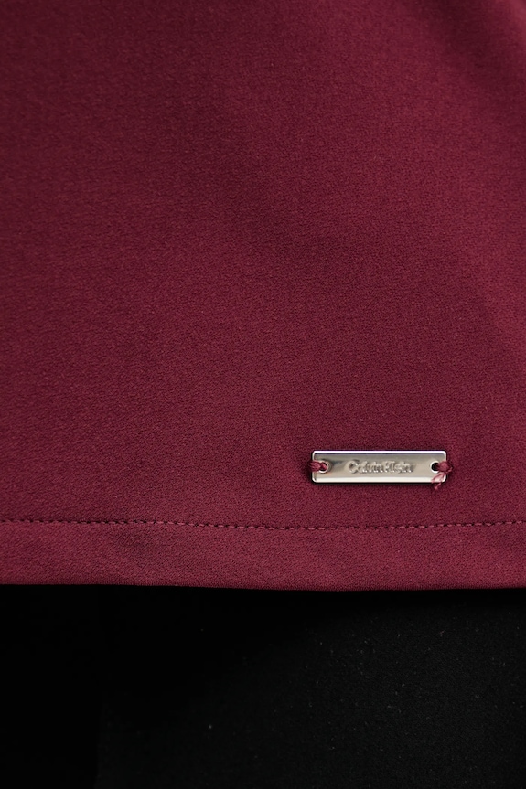 Polo majica Calvin Klein LV044C221G bordo