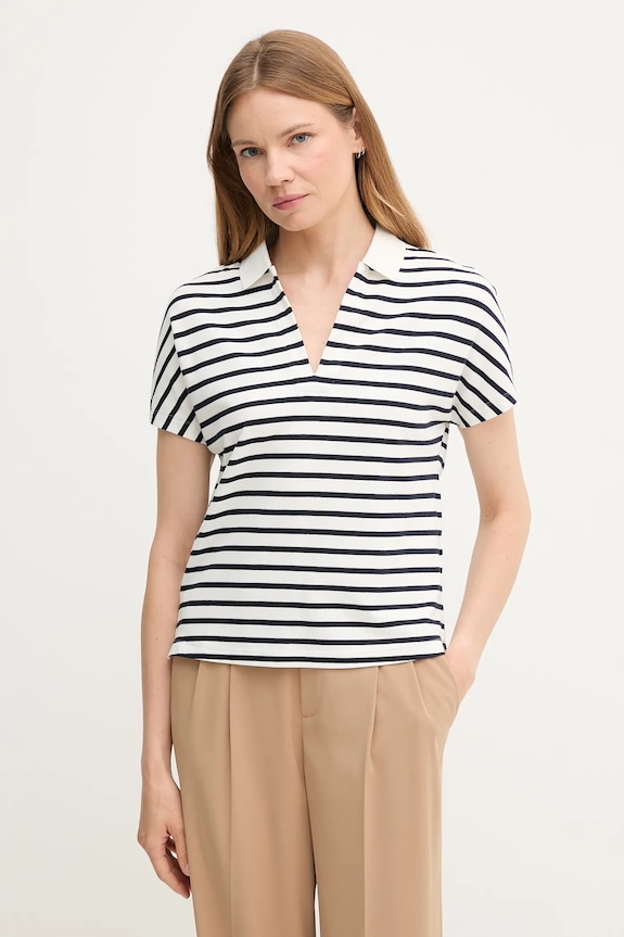 Polo tričko Tommy Hilfiger hladký bílá WW0WW46512