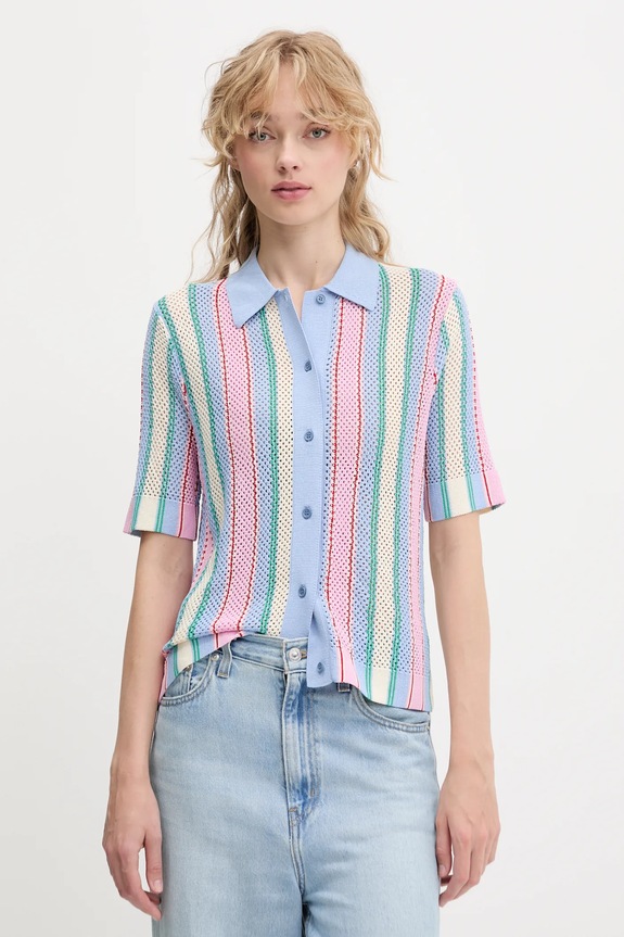 Πουκάμισο Stine Goya casual μπλε SG.PF25.K038.2100