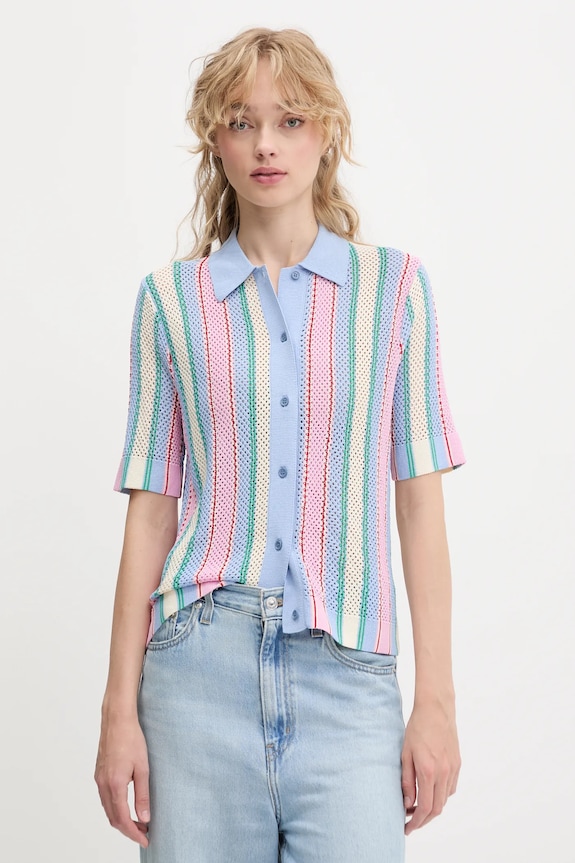Πουκάμισο Stine Goya casual μπλε SG.PF25.K038.2100