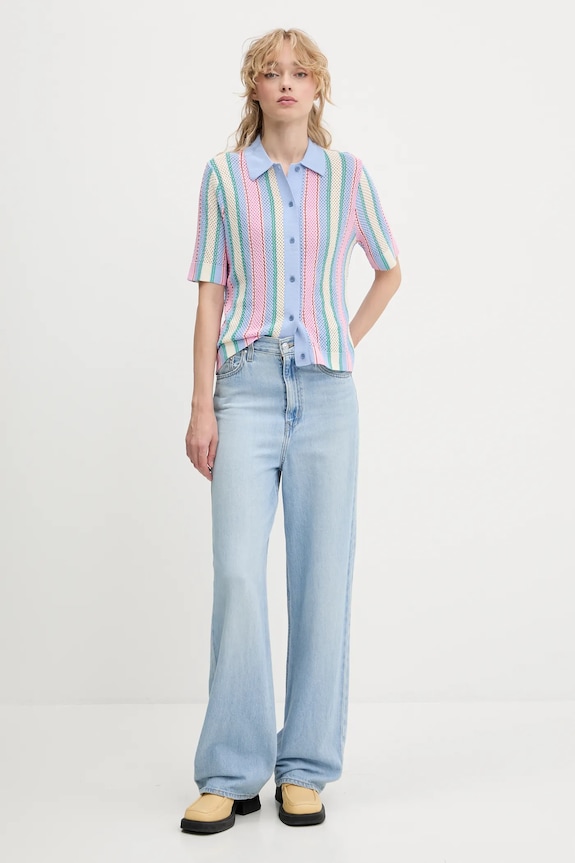 Πουκάμισο Stine Goya SG.PF25.K038.2100 μπλε AW25