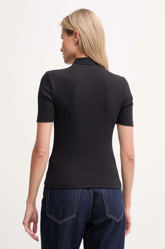Îmbrăcăminte Calvin Klein Jeans tricou polo LV047C907G negru