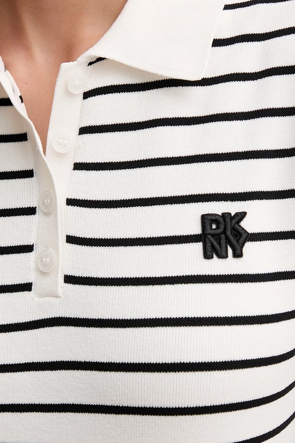 Polo tričko Dkny DJ5R0728 bílá