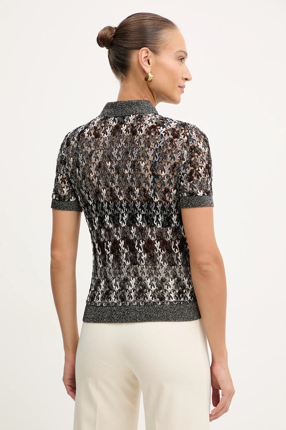Îmbrăcăminte Missoni tricou polo DS25WN0B.BR012H maro