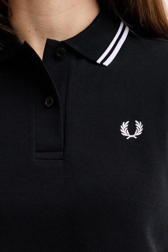 Fred Perry polo da donna in cotone G3600 nero