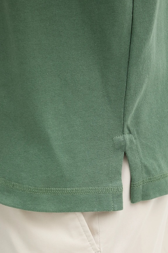 Βαμβακερό μπλουζάκι πόλο Polo Ralph Lauren 710972615 πράσινο