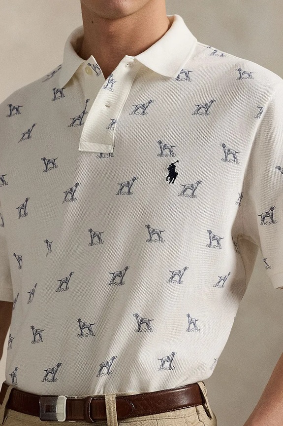 Polo Ralph Lauren polo bawełniane biały 710974597