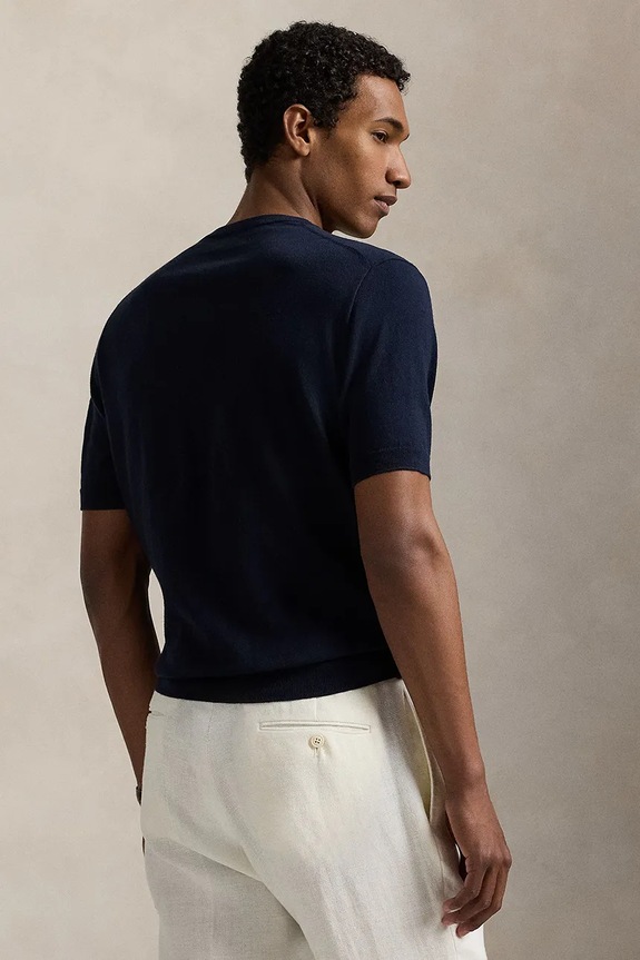 Polo Ralph Lauren polo 710980681 granatowy SS26