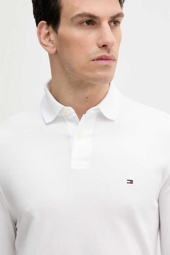 Tommy Hilfiger longsleeve alb MW0MW20183