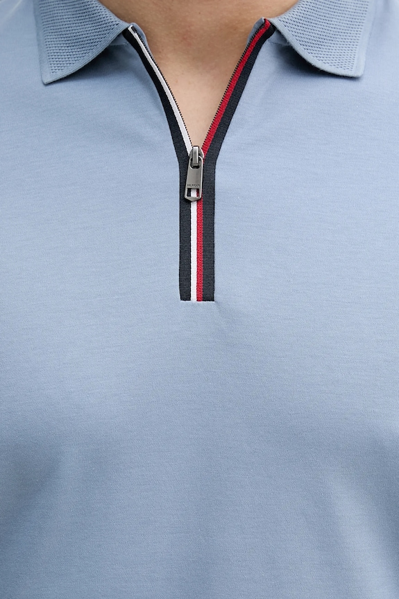Tommy Hilfiger polo de bumbac MW0MW39552 albastru