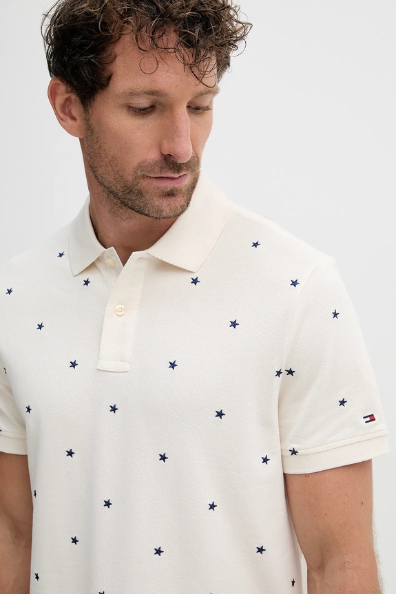 Πόλο Tommy Hilfiger μπεζ MW0MW39835