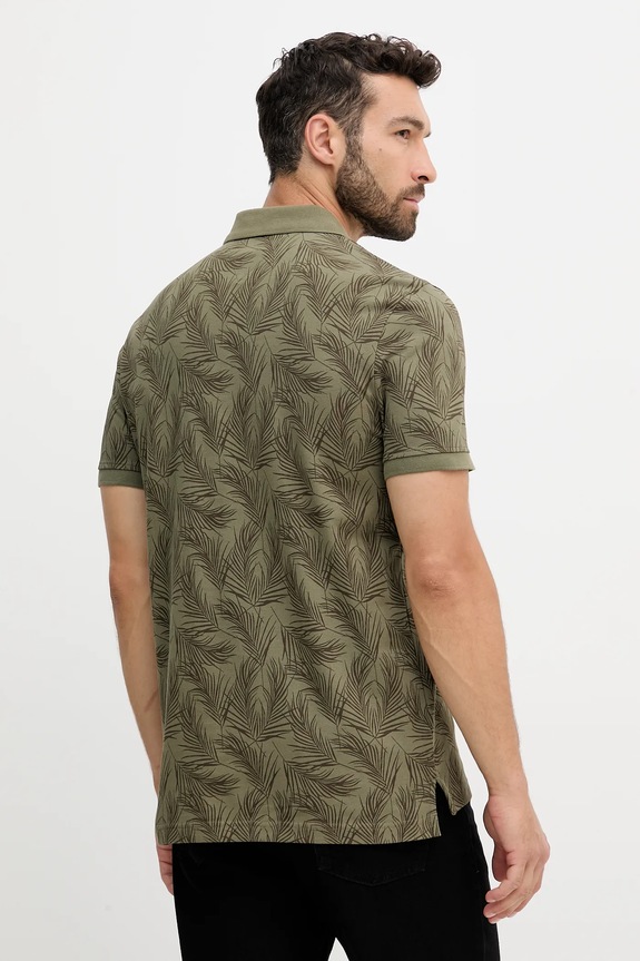 Odjeća Pamučna polo majica Tommy Hilfiger MW0MW40680 zelena