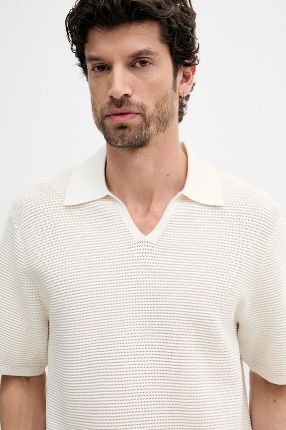 Polo tričko Calvin Klein béžová LV04LC323G