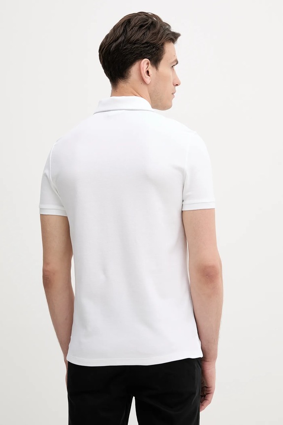 Îmbrăcăminte Calvin Klein polo bărbați din bumbac LV04LC239G alb