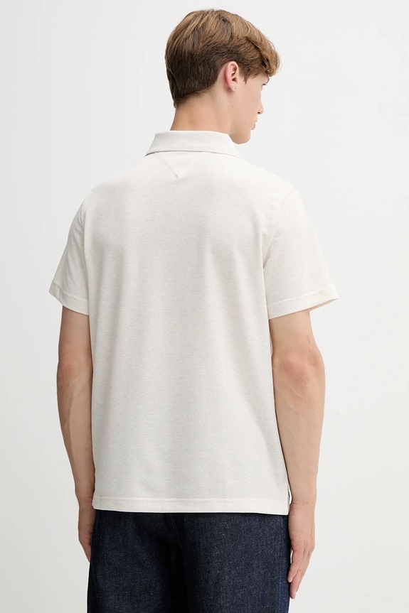 Oblečenie Polo tričko Tommy Jeans DM0DM21657 béžová
