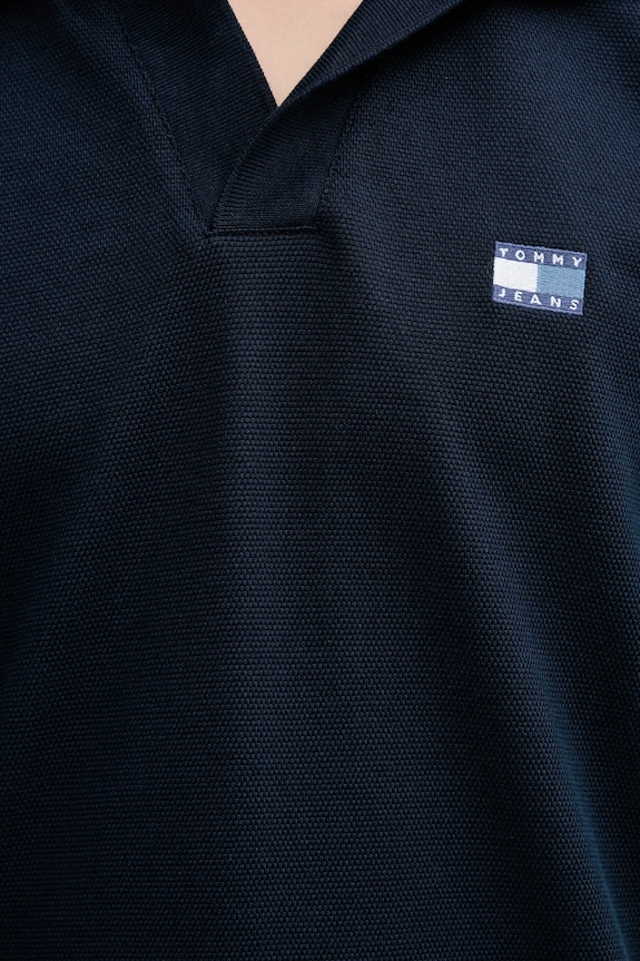 Polo tričko Tommy Jeans DM0DM21657 tmavomodrá
