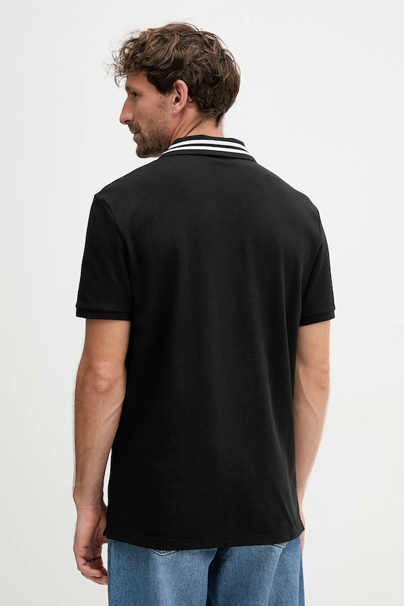 Oblečení Bavlněné polo tričko Calvin Klein Jeans LV04RC276G černá