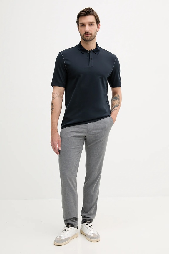Polo tričko BOSS C-Parris 105 50543387 námořnická modř AW25