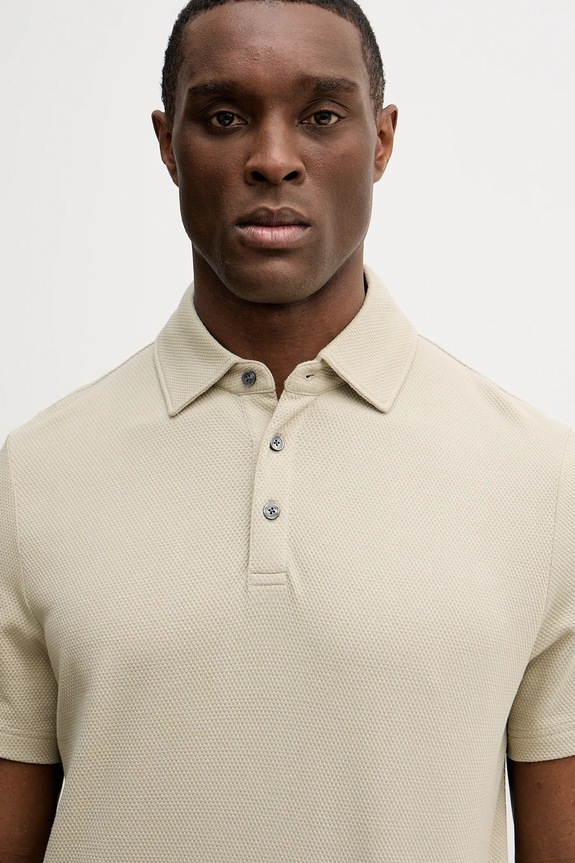 Polo majica Michael Kors bež CT552LFHSA