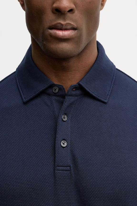 Polo majica Michael Kors mornarsko plava CT552LFHSA