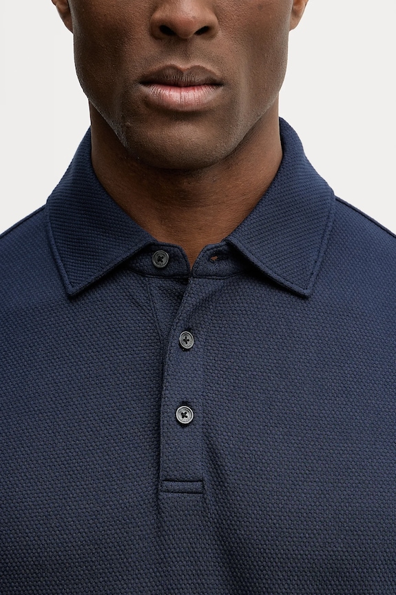 Polo majica Michael Kors mornarsko plava CT552LFHSA