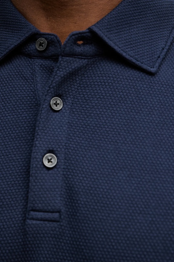 Polo majica Michael Kors CT552LFHSA mornarsko plava