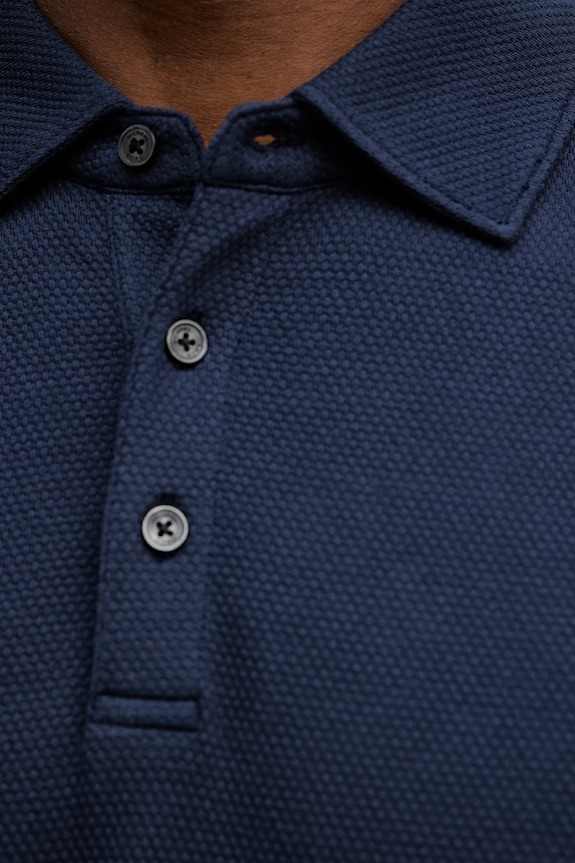 Polo majica Michael Kors CT552LFHSA mornarsko plava