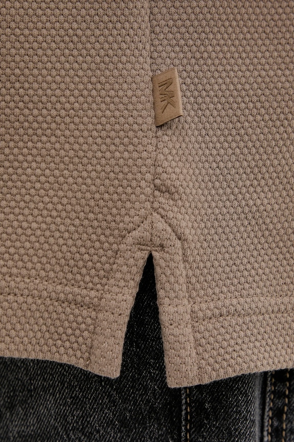 Πόλο Michael Kors CT552LFHSA καφέ