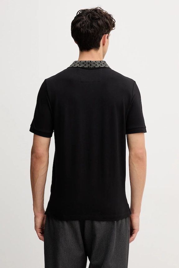 Îmbrăcăminte Guess tricou polo LYLE M5YP60.K7O64 negru