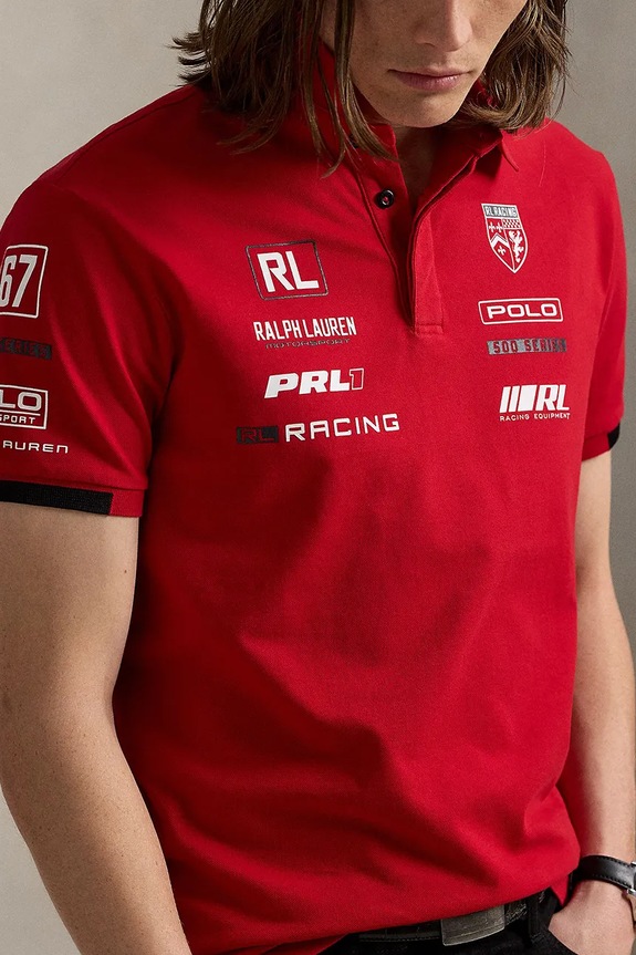 Polo Ralph Lauren polo Sskccmslm2 Short Sleeve rosso 710972342