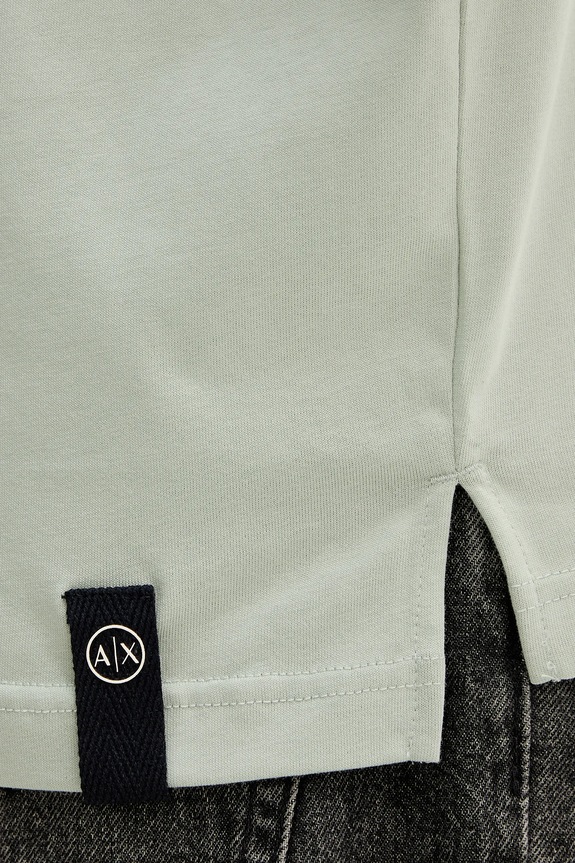 Armani Exchange pamut póló zöld XM000993.AF10361
