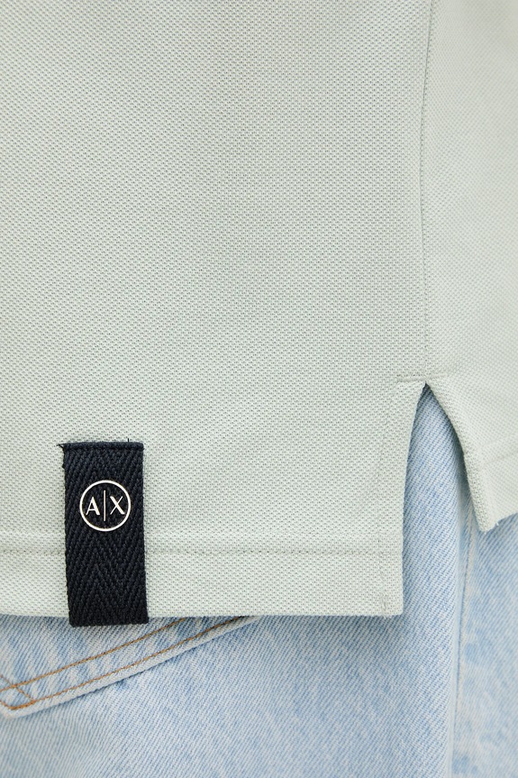 Pamučna polo majica Armani Exchange XM000994.AF10366 zelena