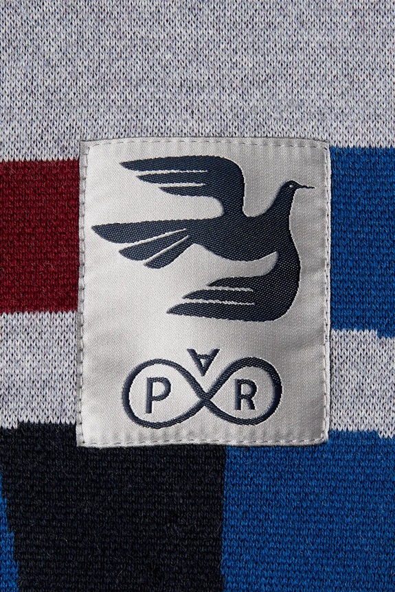 Sveter s prímesou vlny by Parra Vertical forest knitted polo 54240 modrá