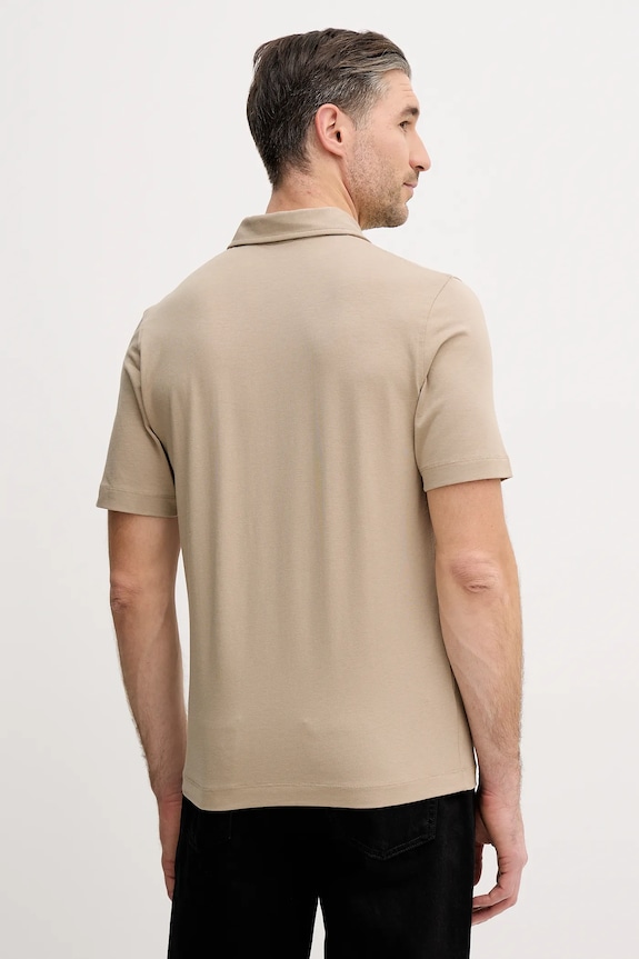 Îmbrăcăminte Sisley tricou polo 3ZDES300X bej