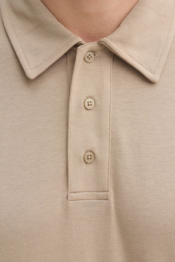 Sisley tricou polo 3ZDES300X bej