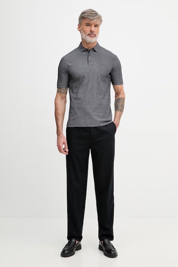 Armani Exchange polo męskie bawełniane XM000735.AF10356 granatowy SS26