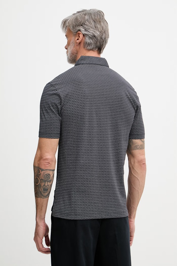Odzież Armani Exchange polo męskie bawełniane XM000735.AF10356 granatowy