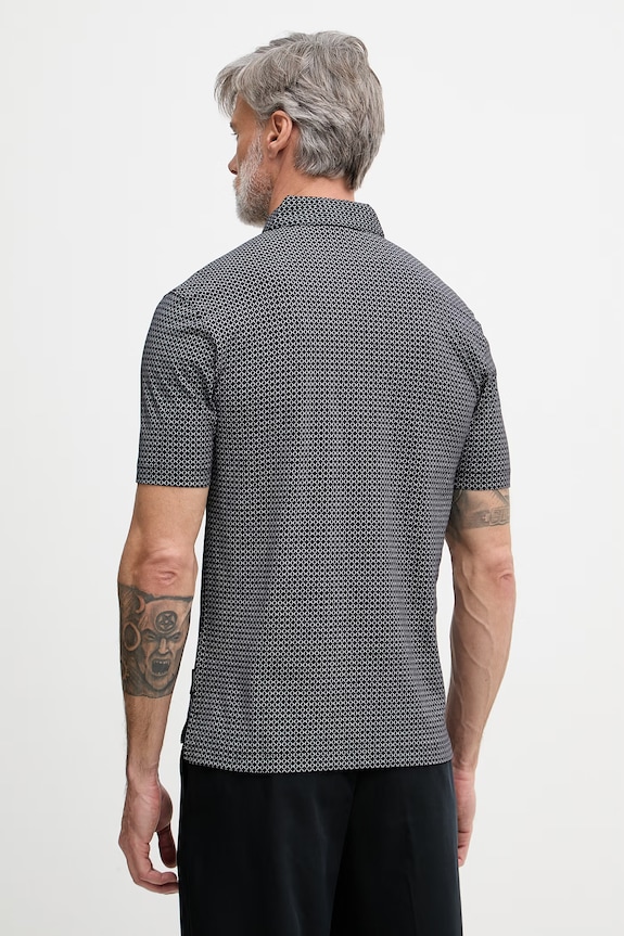 Odzież Armani Exchange polo męskie bawełniane XM000735.AF10356 granatowy