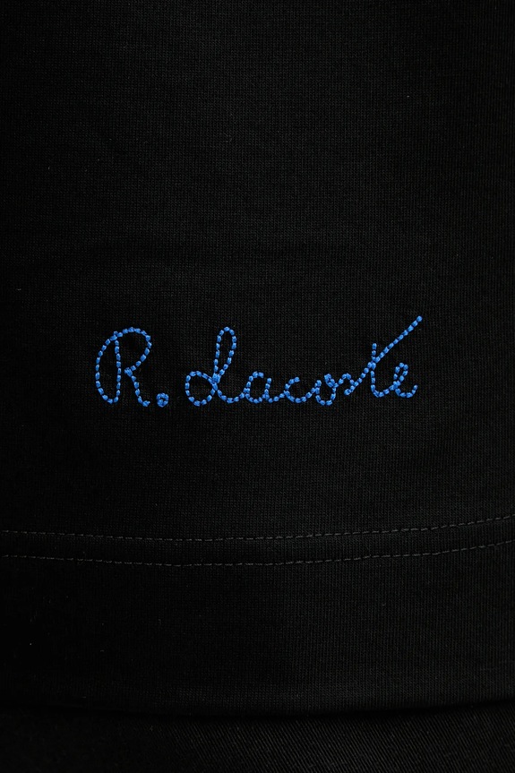 Lacoste polo din bumbac pentru bărbați DH5928 negru
