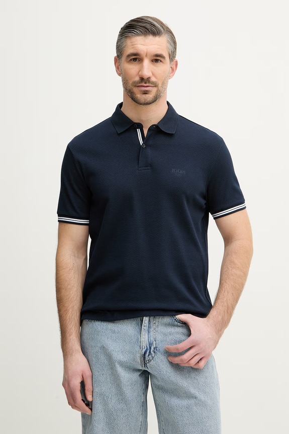 Joop! polo z elastanem granatowy 30046012