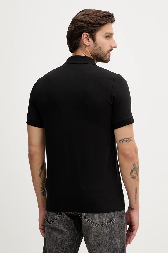 Oblečenie Polo tričko Karl Lagerfeld 554235.745400 čierna
