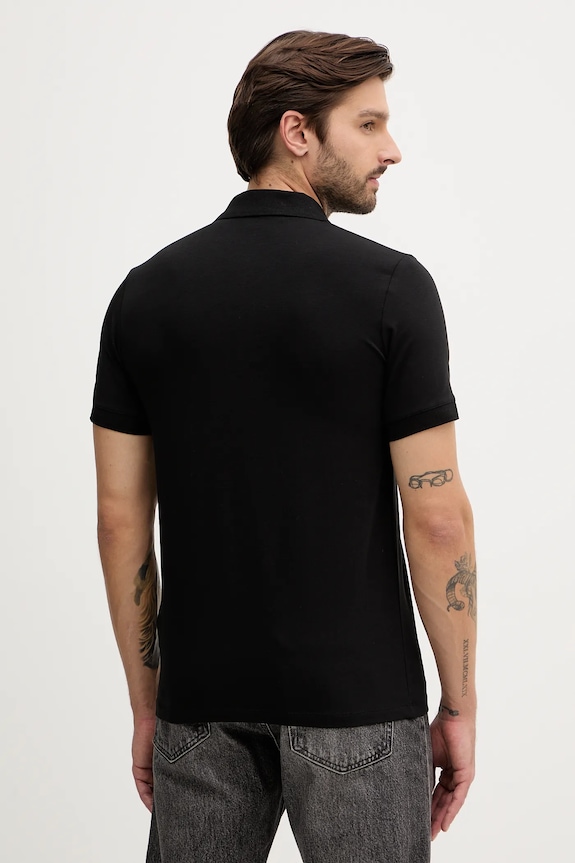 Oblečenie Polo tričko Karl Lagerfeld 554235.745400 čierna