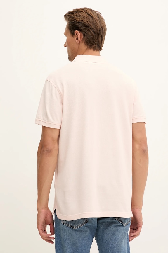 Ρούχα Βαμβακερό μπλουζάκι πόλο Levi's 35883.0154 ροζ