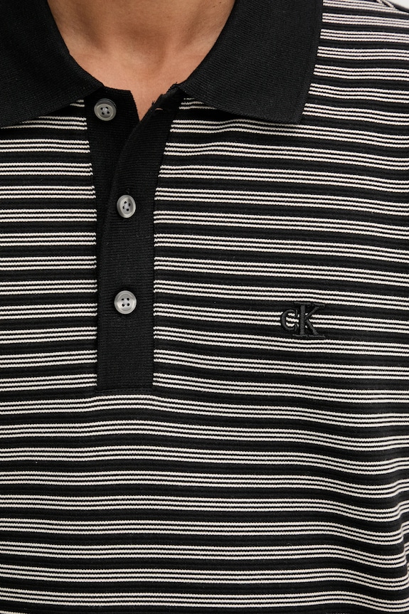 Calvin Klein polo LV04LD205G czarny