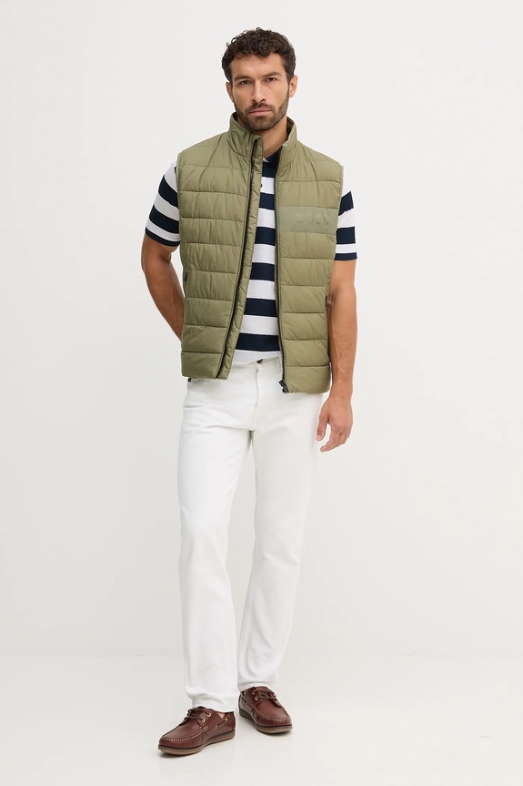 Paul&Shark polo bawełniane Knitwear 99311002 niebieski SS26