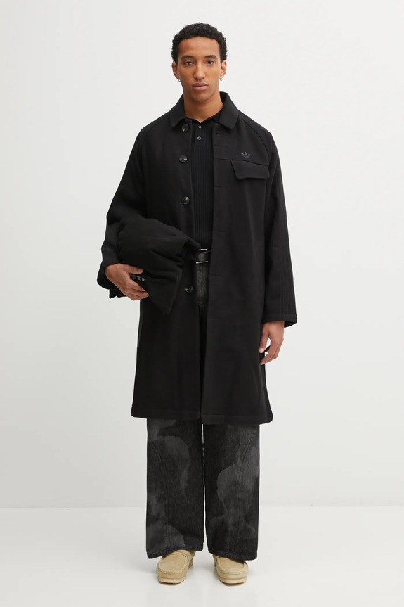 Filling Pieces cotton polo shirt Fine Knit Polo 422570500127 black