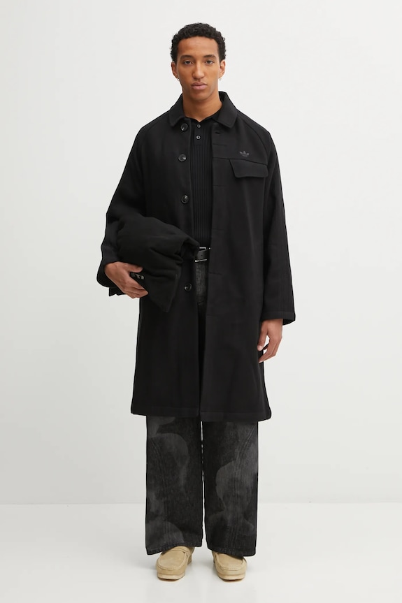 Filling Pieces cotton polo shirt Fine Knit Polo 422570500127 black