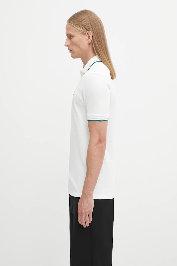 Bavlněné polo tričko Fred Perry M3600 béžová AW25